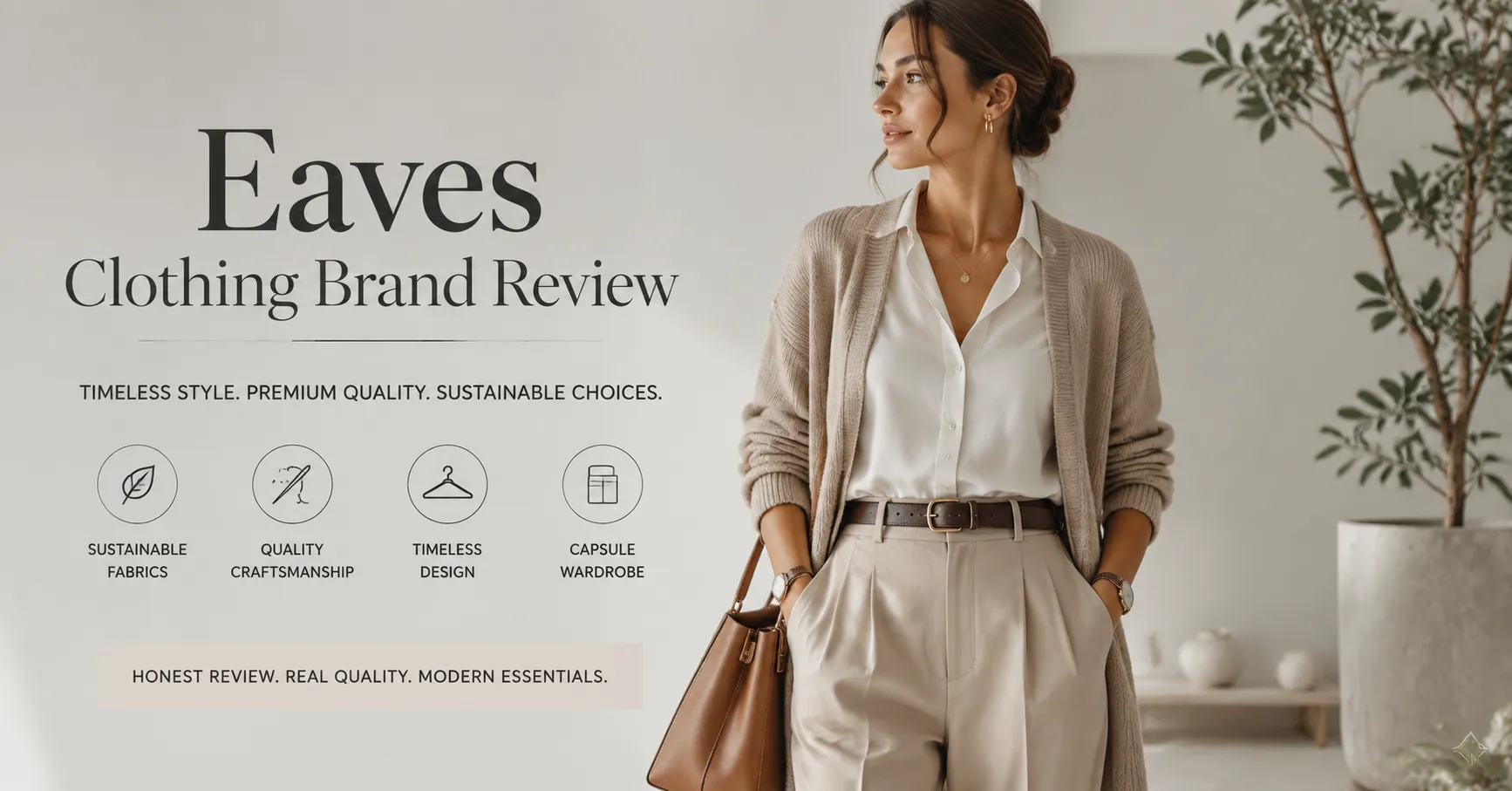 Eaves Clothing Brand Review featuring quality fashion essentials and timeless wardrobe styles