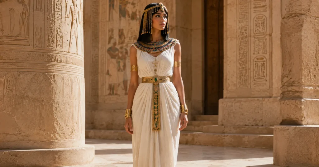 Ancient Egypt Clothing and Fashion: Garments, Status, and Style Along the Nile 5 Ancient Egypt Clothing and Fashion featuring the traditional kalasiris dress worn by Egyptian women.
