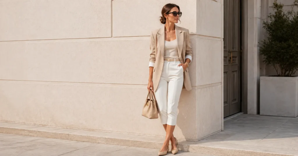 15 Pedal Pushers Outfits: Chic Ways to Style Capri Pants in 2026 15 Pedal Pushers Outfits with a relaxed blazer and tailored capri pants