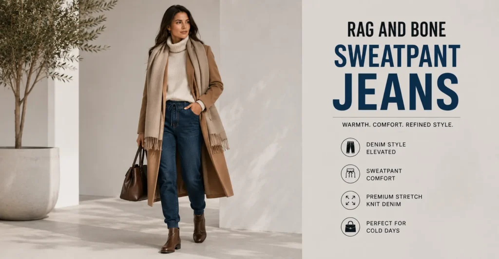 Rag and Bone Sweatpant Jeans: The Genius Hybrid That Redefines Everyday Denim 6 Rag and Bone Sweatpant Jeans paired with elegant winter layers for women
