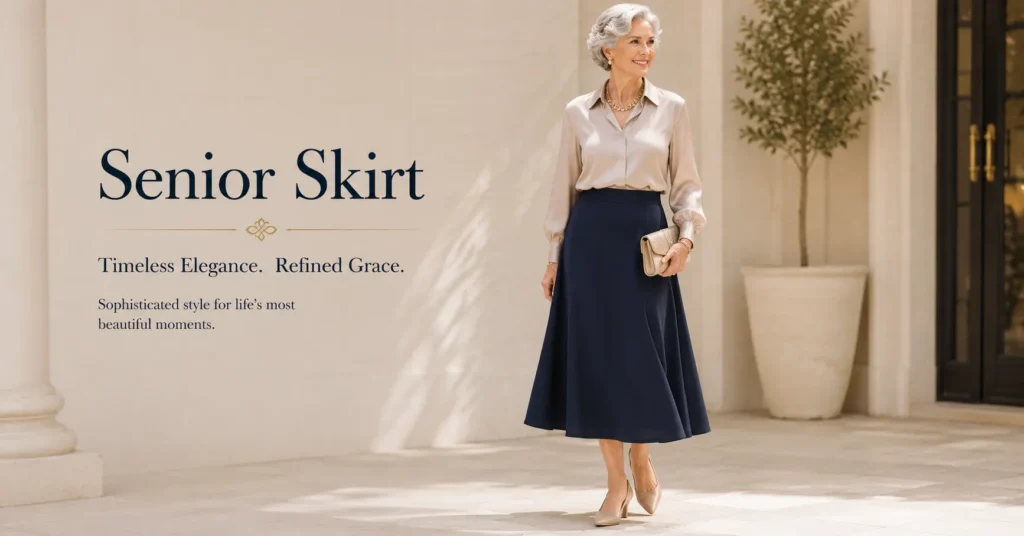 Senior Skirt formal styling featuring elegant fashion for weddings and special occasions