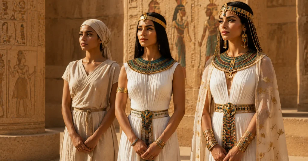 Ancient Egypt Clothing and Fashion: Garments, Status, and Style Along the Nile 6 Ancient Egypt Clothing and Fashion showing how clothing represented social status.