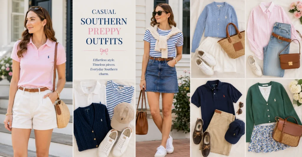 The Ultimate Southern Preppy Outfits Guide: Timeless Style for Every Season 10 Southern Preppy Outfits casual daytime looks with polos chinos and classic accessories