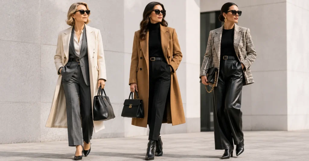 The Devil Wears Prada Outfit: Ultimate Style Guide 7 The Devil Wears Prada Outfit inspired comparison of three iconic fashion styles