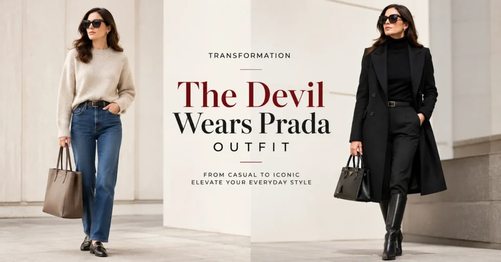 The Devil Wears Prada Outfit: Ultimate Style Guide 3 The Devil Wears Prada Outfit inspired fashion transformation with elegant styling