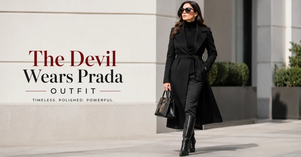 The Devil Wears Prada Outfit: Ultimate Style Guide 4 The Devil Wears Prada Outfit recreated with timeless modern wardrobe essentials