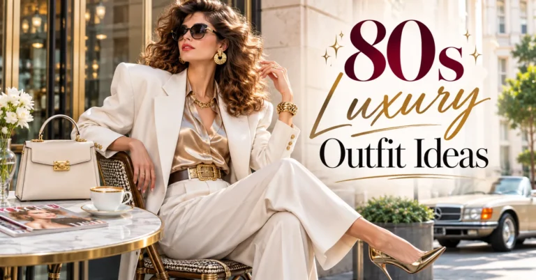 15 Dazzling 80s Luxury Outfit Ideas for a Glamorous Retro Look