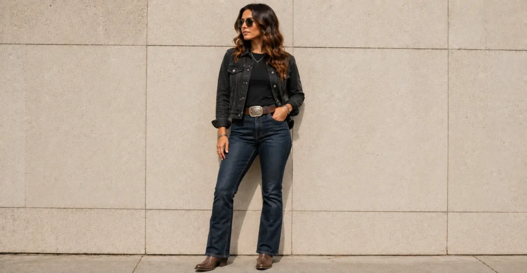 Ultimate Jelly Roll Concert Outfit Ideas: What to Wear for an Unforgettable Show 7 Denim on Denim Jelly Roll Concert Outfit Ideas for women.