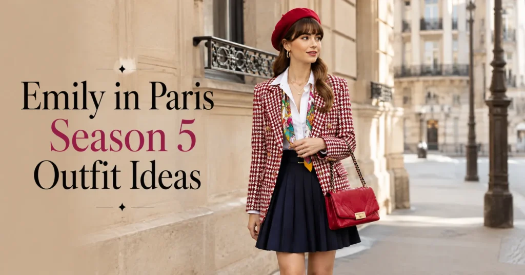 Emily in Paris Season 5 Outfit Ideas: Stunning Looks Worth Copying 2 Emily in Paris Season 5 Outfit Ideas featuring colorful Parisian-inspired fashion and elegant tailoring