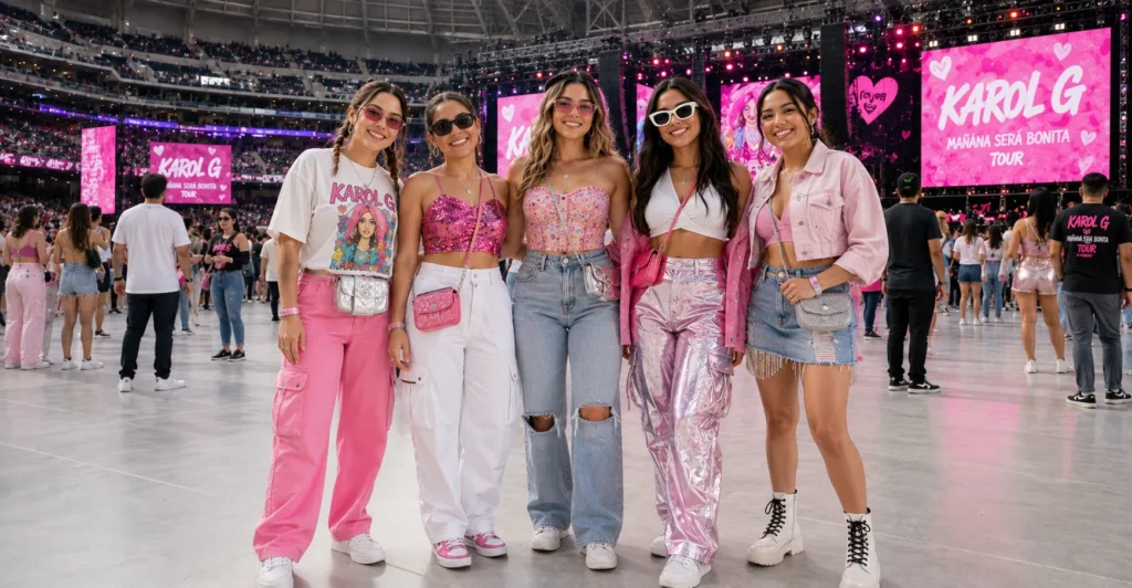 Karol G Concert Outfit Ideas: Bold Looks You'll Love 11 Karol G Concert Outfit Ideas for indoor arena concerts with stylish outfits