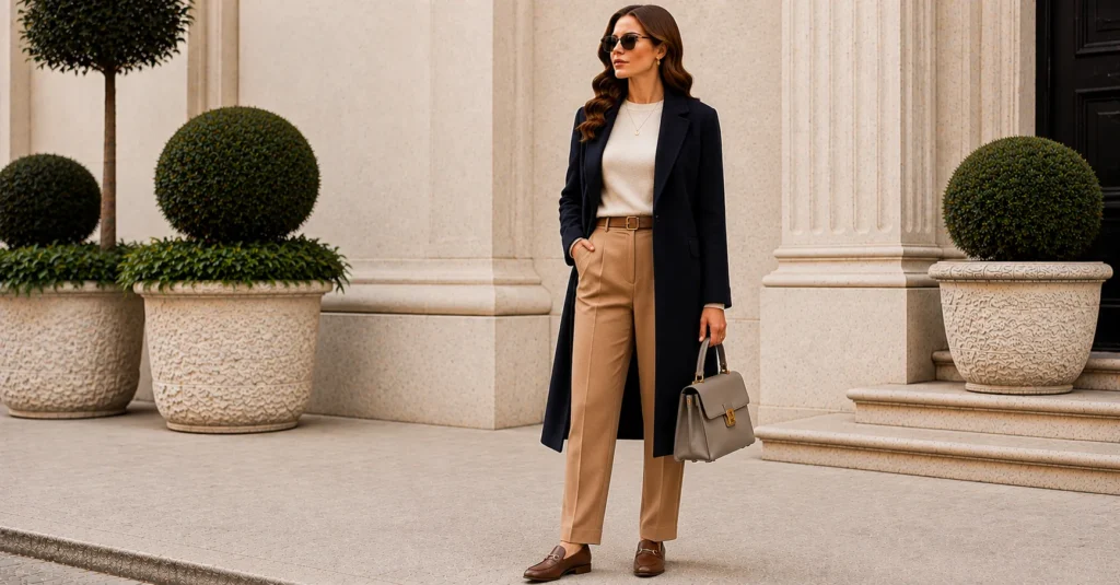 35 Effortless Quiet Luxury Fall Outfits Women Can Copy for a Timeless Look 15 Quiet Luxury Fall Outfits Women featuring the core five neutrals camel, cream, gray, navy, and chocolate