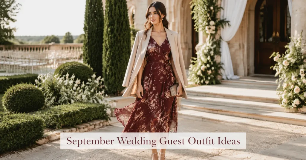 35 Stunning September Wedding Guest Outfit Ideas for Early Fall Weddings 9 September Wedding Guest Outfit Ideas featuring elegant early fall wedding fashion inspiration