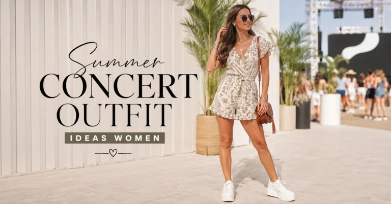 Summer Concert Outfit Ideas Women featuring a stylish 2026 concert look in bright daylight