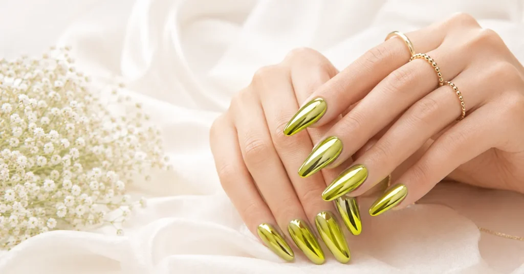 12 Vibrant Wasabi Nails Ideas for a Bold and Trendy Green Manicure 6 Wasabi Nails Ideas 4 1