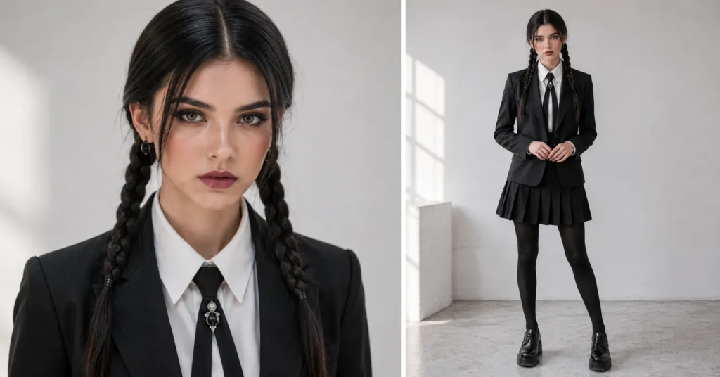 Wednesday Season 2 Outfit Ideas: The Ultimate Style Guide for 2026 12 Wednesday Season 2 outfit ideas with gothic hair and makeup styling to complete the aesthetic