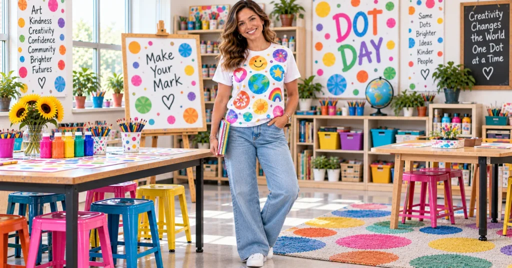 15 Brilliant Dot Day Shirt Ideas to Spark Creativity and School Spirit 13 Dot Day Shirt Ideas featuring playful emoji and symbol-inspired dots