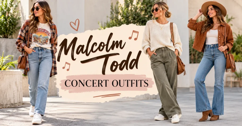 14 Stellar Malcolm Todd Concert Outfits to Steal the Show 2 Malcolm Todd Concert Outfits featuring stylish indie-inspired concert looks for women