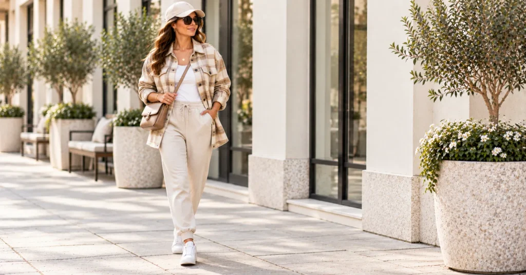 Effortless Shacket Outfits: 14 Chic Ways to Style the Shirt Jacket 6 Shacket Outfits with an oversized olive shacket, slip dress, combat boots, and shoulder bag