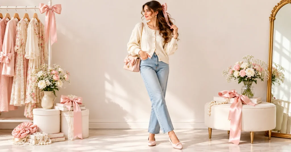 15 Essential Coquette Fashion Items for a Dreamy, Feminine Wardrobe 3 Hair bows and ribbons as coquette fashion items