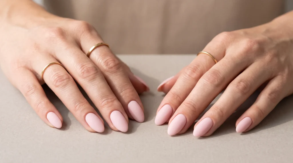 Pale Pink Nails: 10 Soft, Polished Ideas for Every Occasion 10 Chic and modern matte pale pink nails with a velvety soft finish.