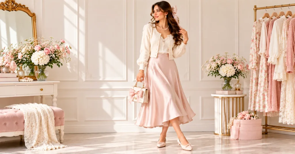 15 Essential Coquette Fashion Items for a Dreamy, Feminine Wardrobe 9 Satin slip skirts and dresses among coquette fashion items