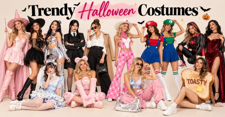 Trendy Halloween costumes with stylish modern outfit ideas